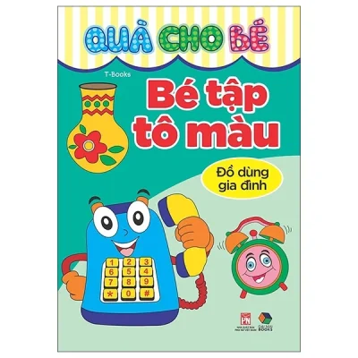 quà cho bé bé tập tô màu Đồ dùng gia Đình (2025) t book