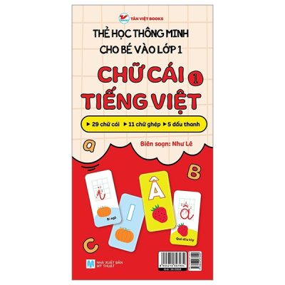 Thẻ Học Thông Minh Cho Bé Vào Lớp 1 - Chữ Cái Tiếng Việt 1 (2025) (Cards) - Như Lê