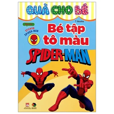 quà cho bé bé tập tô màu spider man (2025) Đại mai