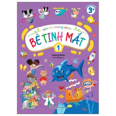 Bộ Rèn Trí Thông Minh - Bé Tinh Mắt - Tập 1 (2025) - Catmint Books