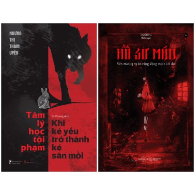 Combo Sách Tâm Lý Học Tội Phạm - Khi Kẻ Yếu Trở Thành Kẻ Săn Mồi + Hồ Sơ Máu - Vén Màn 13 Vụ Án Rúng Động Mọi Thời Đại (Bộ 2 Cuốn) - Ngưng Thị Thâm Uyên, Đường