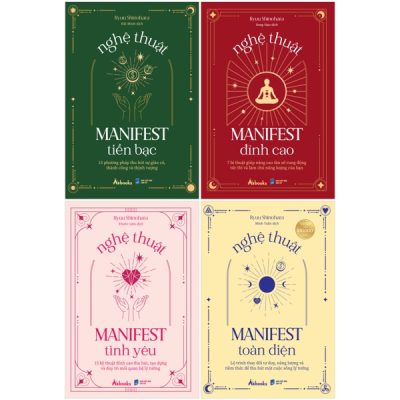 Combo Sách Nghệ Thuật Manifest - Tiền Bạc + Đỉnh Cao + Tình Yêu + Toàn Diện (Bộ 4 Cuốn) - Ryuu Shinohara