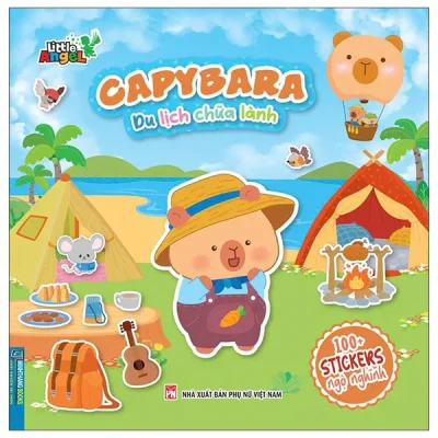 Capybara – Du Lịch Chữa Lành – 100+ Stickers Ngộ Nghĩnh (2025) – Little Angel