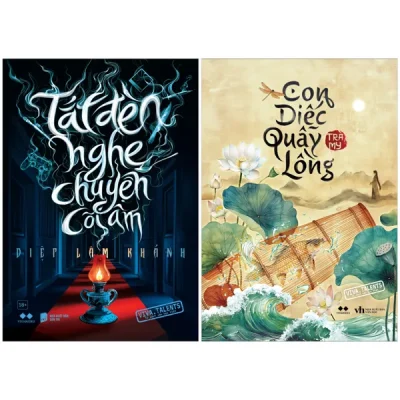 combo sách tắt Đèn nghe chuyện cõi Âm + con diếc quẫy lồng (bộ 2 cuốn) diệp lâm khánh, trà my