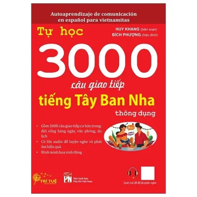tự học 3000 câu giao tiếp tiếng tây ban nha thông dụng (2025) huy khang