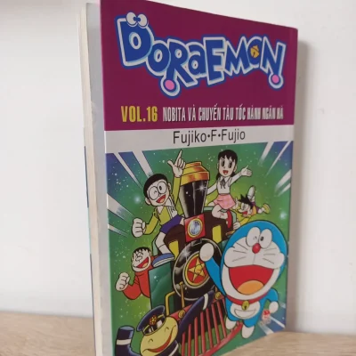 [phiên chợ sách cũ] doreamon vol 16: nobita và chuyến tàu tốc hành ngân hà (2014) fujiko f. fujio s2107