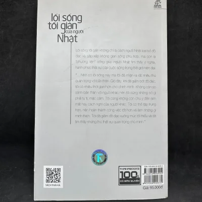 [phiên chợ sách cũ] lối sống tối giản của người nhật sasaki fumio h0606, 2018