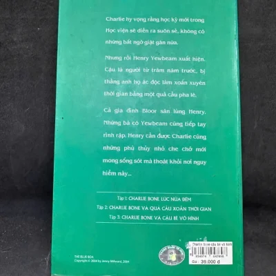 [phiên chợ sách cũ] charlie bone và cậu bé vô hình tập 3 jenny nimmo h0606, 2005