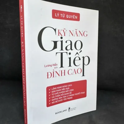 [phiên chợ sách cũ] kỹ năng giao tiếp Đỉnh cao lý tử quyên h0606, 2024
