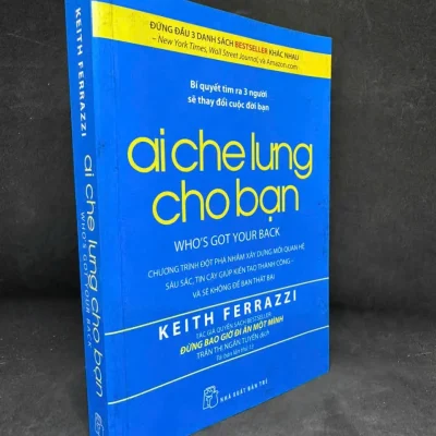 [phiên chợ sách cũ] ai che lưng cho bạn keith ferrazzi h0606, 2016