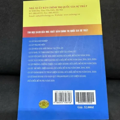 [phiên chợ sách cũ] luật Đầu tư, 2020 h1108