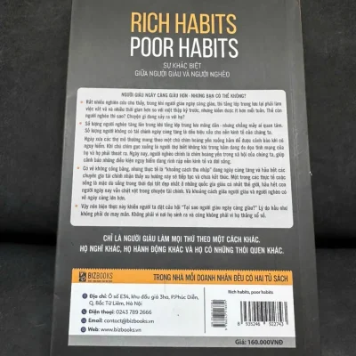[phiên chợ sách cũ] rich habits poor habits: sự khác biệt giữa người giàu và người nghèo, 2022 tom corley, michael yardney h1108