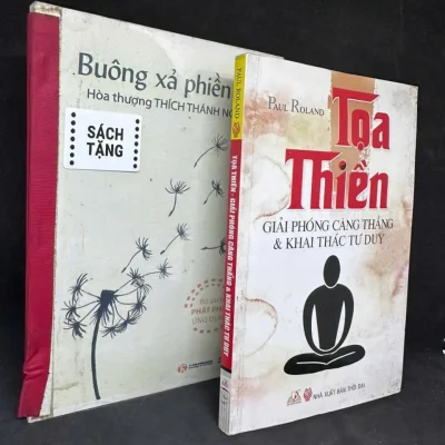 [phiên chợ sách cũ] tọa thiền giải phóng căng thẳng & khai thác tư duy, 2011 paul roland h1108