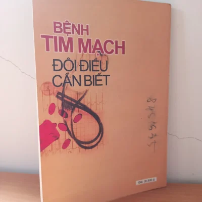 [phiên chợ sách cũ] bệnh tim mạch Đôi Điều cần biết (2004) bs. quách tuấn vinh s2508