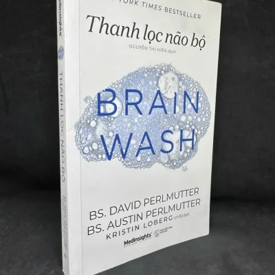 [phiên chợ sách cũ] thanh lọc não bộ, 2021 david perlmutter, austin perlmutter, kristin loberg h1108
