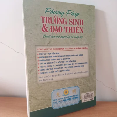 [phiên chợ sách cũ] phương pháp trường sinh & Đạo thiền (2008) george ohsawa s2508