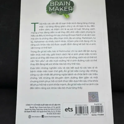 [phiên chợ sách cũ] Ăn gì bổ não, 2021 david perlmutter, kristin loberg h1108
