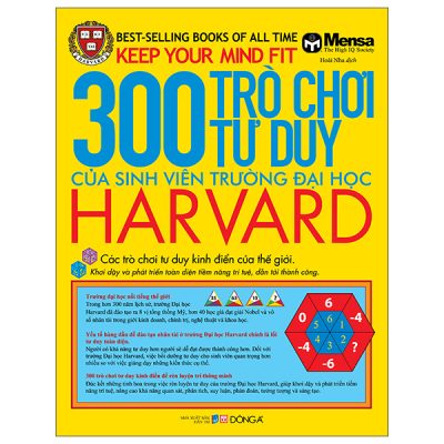 Keep Your Mind Fit – 300 Trò Chơi Tư Duy Của Sinh Viên Trường Đại Học Harvard (2025) – Mensa