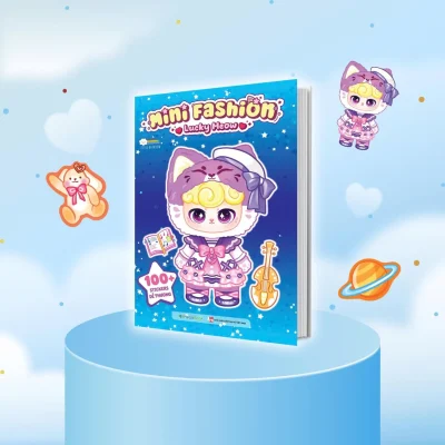 Mini Fashion - Lucky Meow - 100+ Stickers Dễ Thương (2025) - Little Rainbow