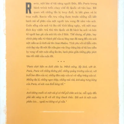 Khải Hoàn Môn – Erich Maria Remarque