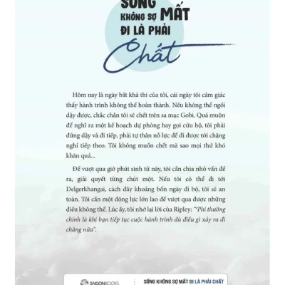 Sống Không Sợ Mất, Đi Là Phải Chất – Ash Dykes