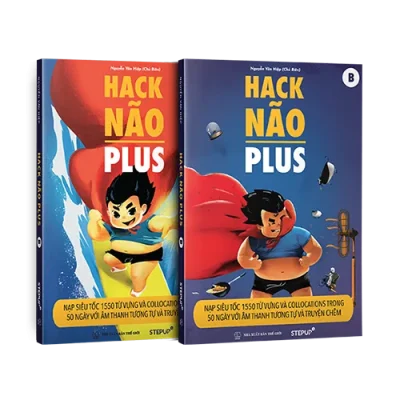 Hack Não Plus – Nạp Siêu Tốc 1550 Từ Vựng Và Collocations Trong 50 Ngày Với Âm Thanh Tương Tự Và Truyện Chêm (Tái Bản 2021) – Nguyễn Văn Hiệp