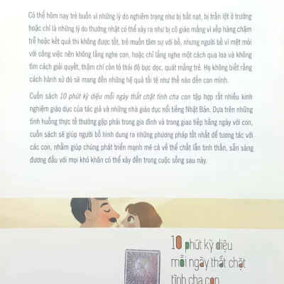 Tủ Sách Nhật Dành Cho Phụ Huynh Việt – 10 Phút Kỳ Diệu Mỗi Ngày Thắt Chặt Tình Cha Con – Shimizu Katsuhiko