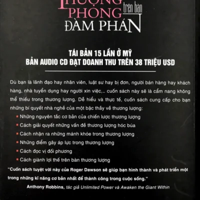 Giữ Thế Thượng Phong Trên Bàn Đàm Phán (Gáy sách nhăn) – Roger Dawson S2907