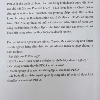 PDCA Chuyên Nghiệp – Masato Inada