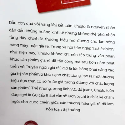 Hội Chứng UNIQLO – Kensuke Kojima