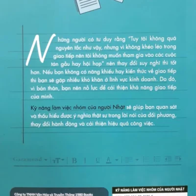 Kỹ Năng Làm Việc Nhóm Của Người Nhật – Hidehiko Hamada