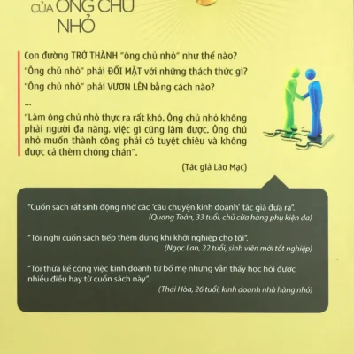 Kinh Nghiệm Thành Công Của Ông Chủ Nhỏ – Lão Mạc