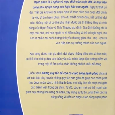Những Quy Tắc Để Con Có Cuộc Sống Hạnh Phúc (Tái Bản 2014) – Lê Khanh