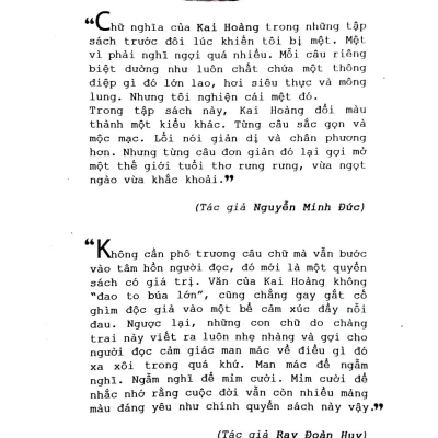 Ngày Hôm Qua Mắt Biếc – Kai Hoàng