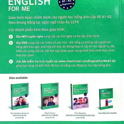 The Complete Course On ENGLISH For Me (Kèm 01 Đĩa MP3) – Unter Mitarbeit, Beate Stern