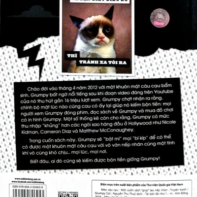 Mèo Càu Cạu – Một Cuốn Sách “Giúp” Tạo Nếp Nhăn – Grumpy Cat