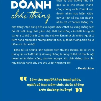 Kinh Doanh Chắc Thắng – Building On Bedrock – Derek Lidow