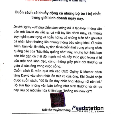 David Ogilvy – Những Điều Chưa Công Bố – David Ogilvy, Joel Raphaelson
