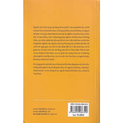 Cẩm Nang Xây Dựng Dự Án Nghiên Cứu Trong Khoa Học Xã Hội – Gordon Mace, François Pétry