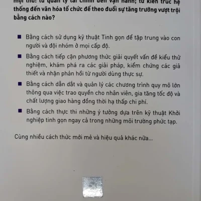 The LEAN Enterprise – Doanh Nghiệp Tinh Gọn – Jez Humble, Joanne Molesky, Barry O’Reilly