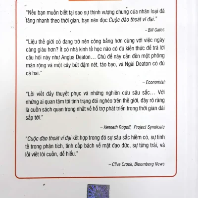 Cuộc Đào Thoát Vĩ Đại – Angus Deaton, Vũ Hoàng Linh, Sơn Phạm