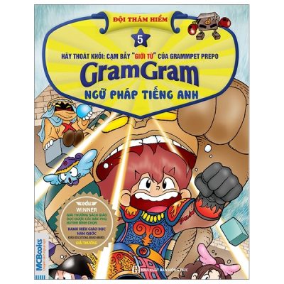 Gram Gram - Đội Thám Hiểm Ngữ Pháp Tiếng Anh - Tập 5 (Truyện Tranh Song Ngữ) - Jang Young Jun