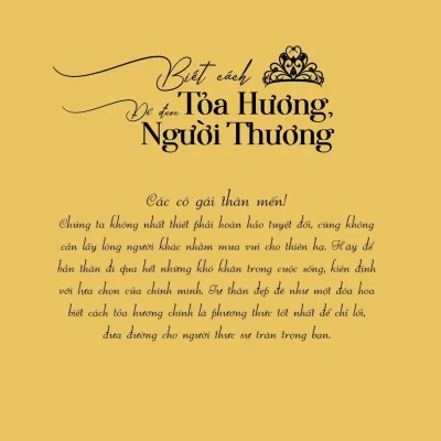 Biết Cách Tỏa Hương, Để Được Người Thương – Nhị Hy