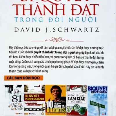 Bí Quyết Thành Đạt Trong Đời Người – David J. Schwartz