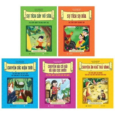 Bộ Truyện Cổ Việt Nam Song Ngữ Việt - Anh 1 (Gồm 5 Cuốn)