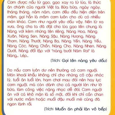 Sài Gòn, Chuyện Tập Tàng – Tập: Nàng Cơm – Lê Lade