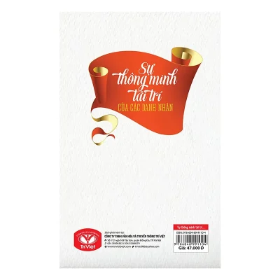 Sự Thông Minh Tài Trí Của Các Danh Nhân (Tái Bản 2019) – Bảo Linh
