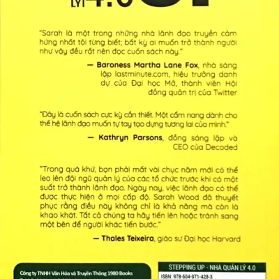 Stepping Up – Nhà Quản Lý 4.0 – Sarah Wood