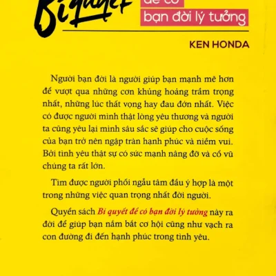 Bí Quyết Để Có Bạn Đời Lý Tưởng – Ken Honda
