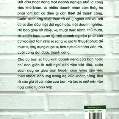 100 Viên Gạch Xây Dựng Kỹ Năng Lãnh Đạo – Tom Salonek